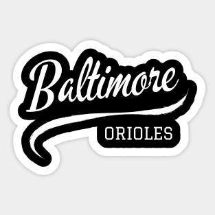 Orioles Vintage Sticker